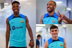 Ansu Fati, Pierre-Emerick Aubameyang, Pedri