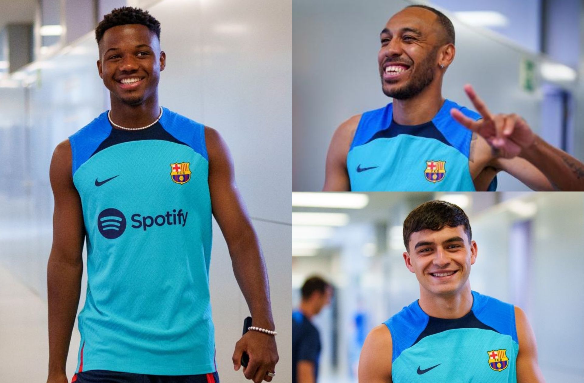 Ansu Fati, Pierre-Emerick Aubameyang, Pedri