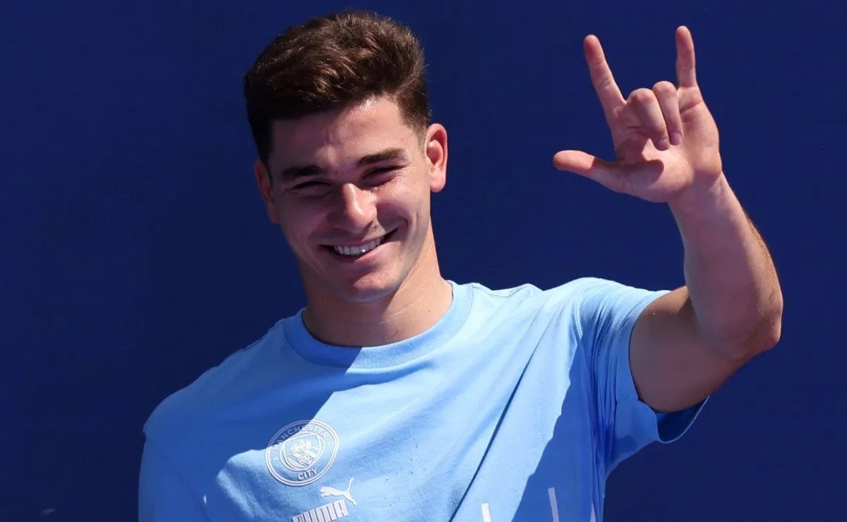 Julian Alvarez at Man City