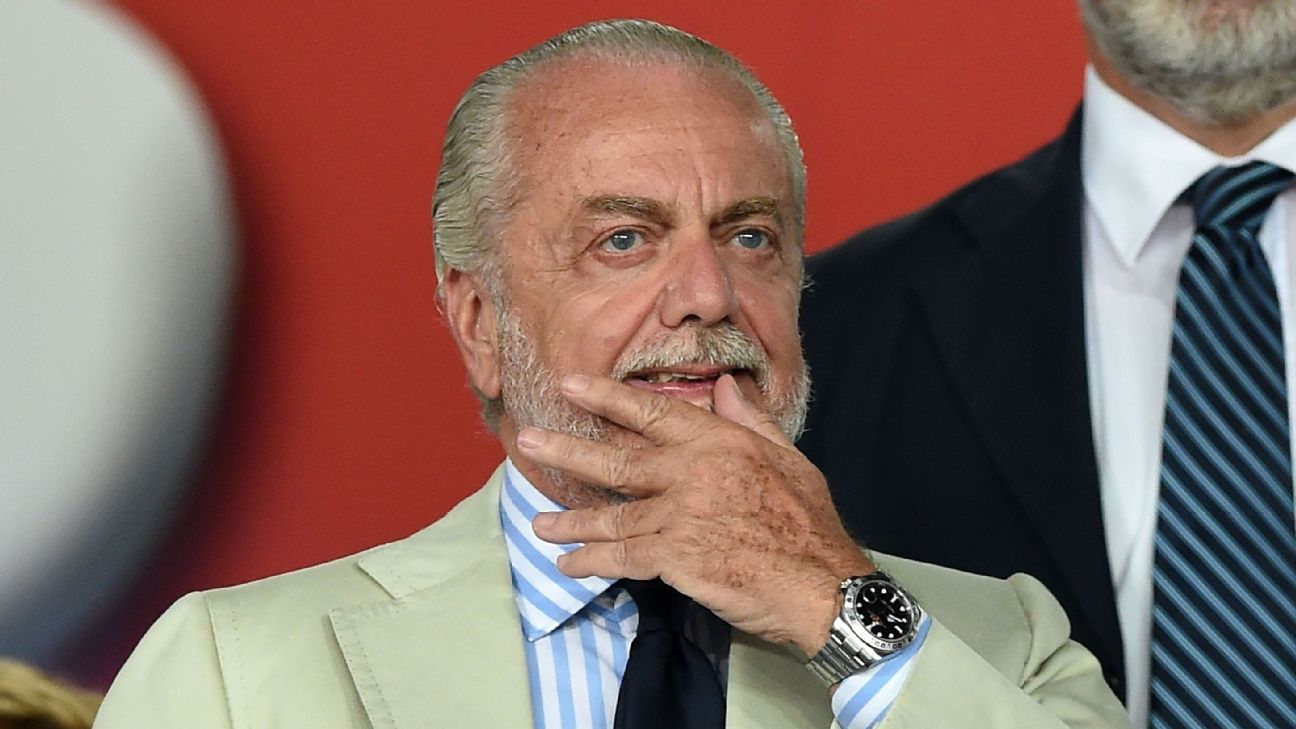 Aurelio De Laurentiis at Napoli