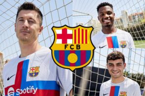 Robert Lewandowski, Ansu Fati, Pedri, FC Barcelona