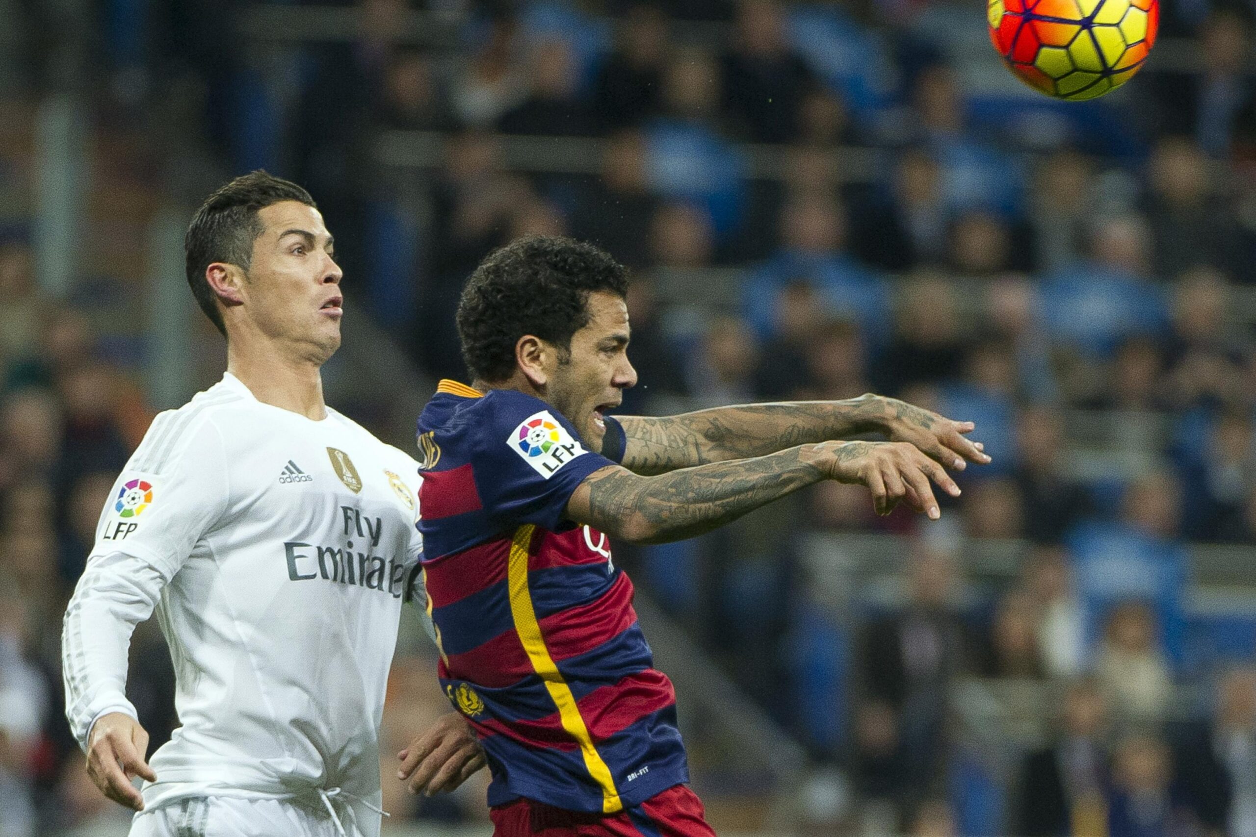 Cristiano Ronaldo and Dani Alves