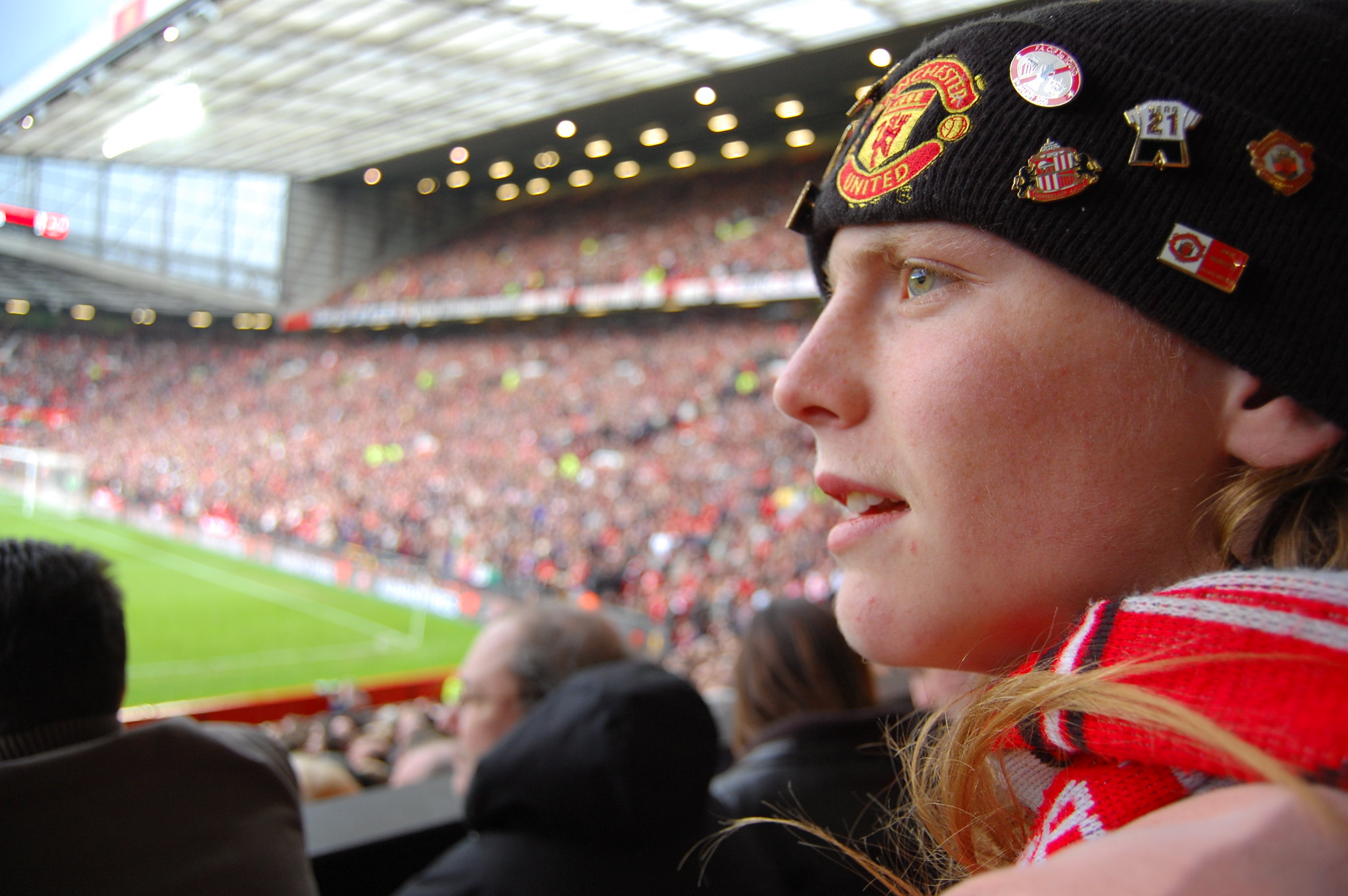 Man Utd fan at Old Trafford