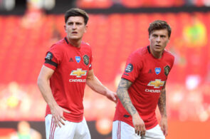 Victor Lindelöf og Harry Maguire, Manchester United