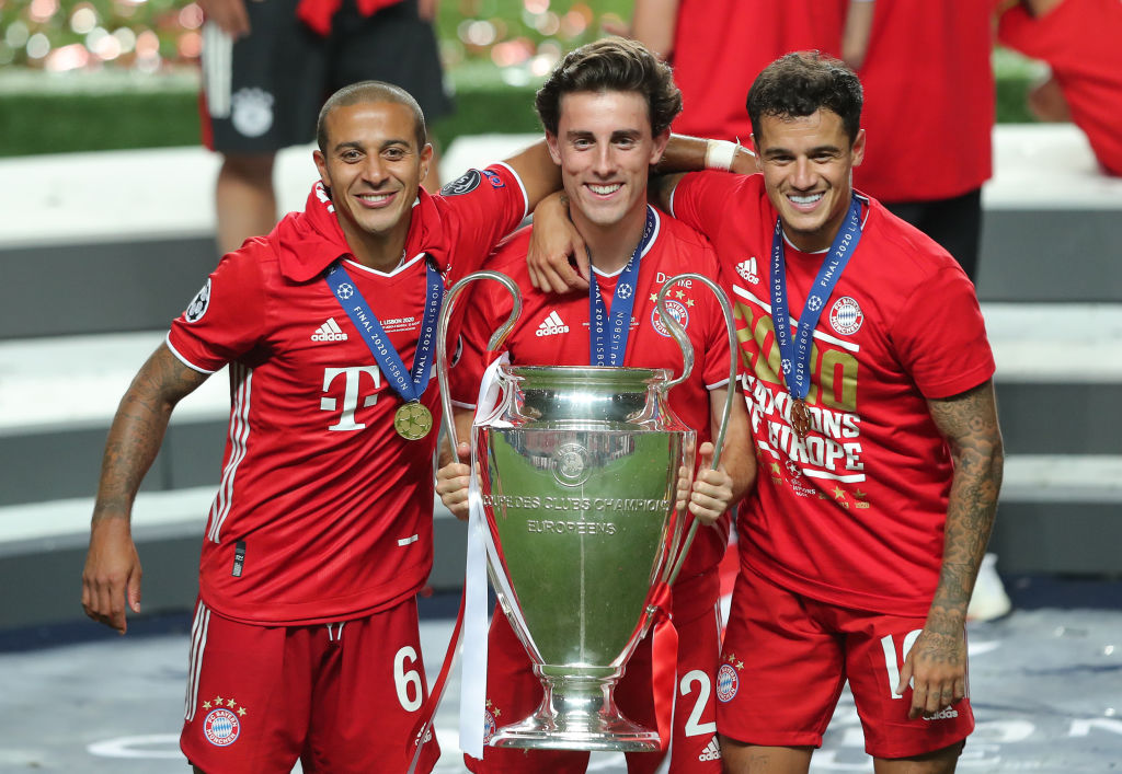 Thiago, Odriozola og Coutinho, Bayern München