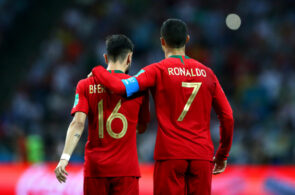 Bruno Fernandes og Cristiano Ronaldo, Portugal