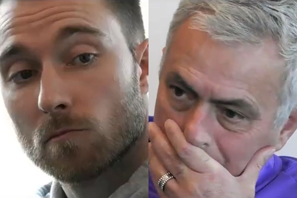 Christian Eriksen og José Mourinho, Tottenham