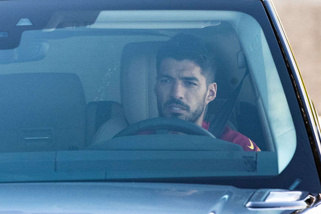 FC Barcelona Players Arrive For Training