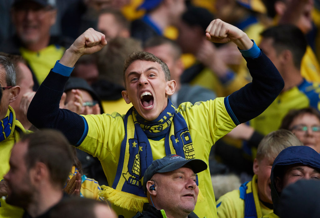 Brondby IF and FC Midtjylland - Danish Cup Final Sydbank Pokalen