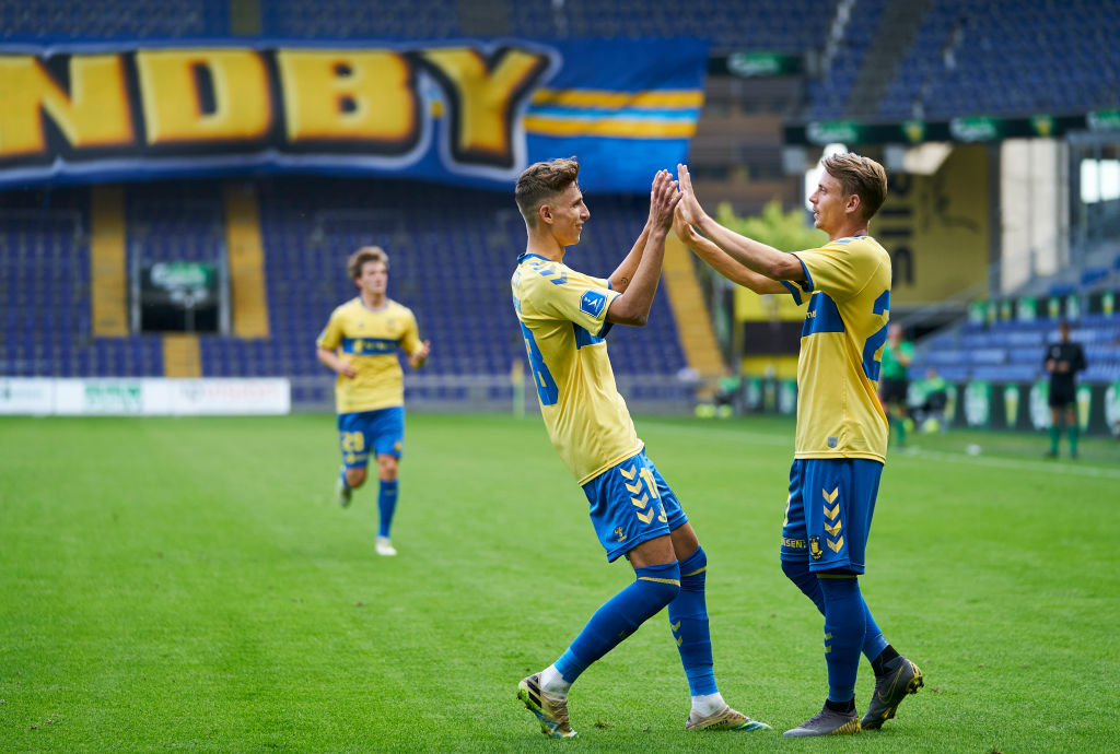 Jesper Lindstrøm Simon Hedlund Brøndby IF