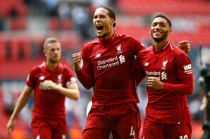 Virgil van Dijk Joe Gomez Liverpool