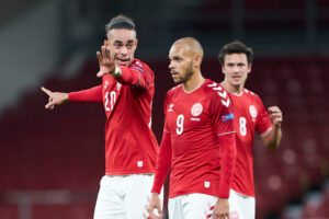 Martin Braithwaite Yussuf Poulsen Danmark