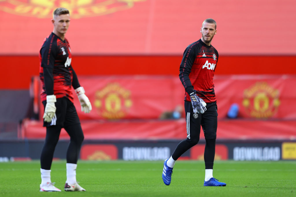 Dean Henderson og David De Gea, Manchester United