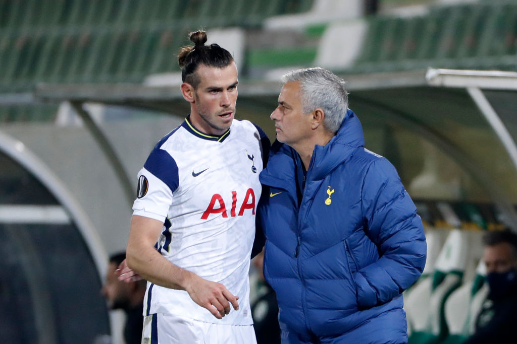 Gareth Bale og José Mourinho, Tottenham