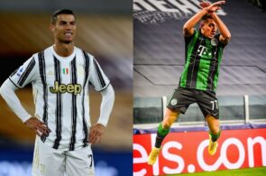 Cristiano Ronaldo, Juventus, og Myrto Uzuni, Ferencvaros