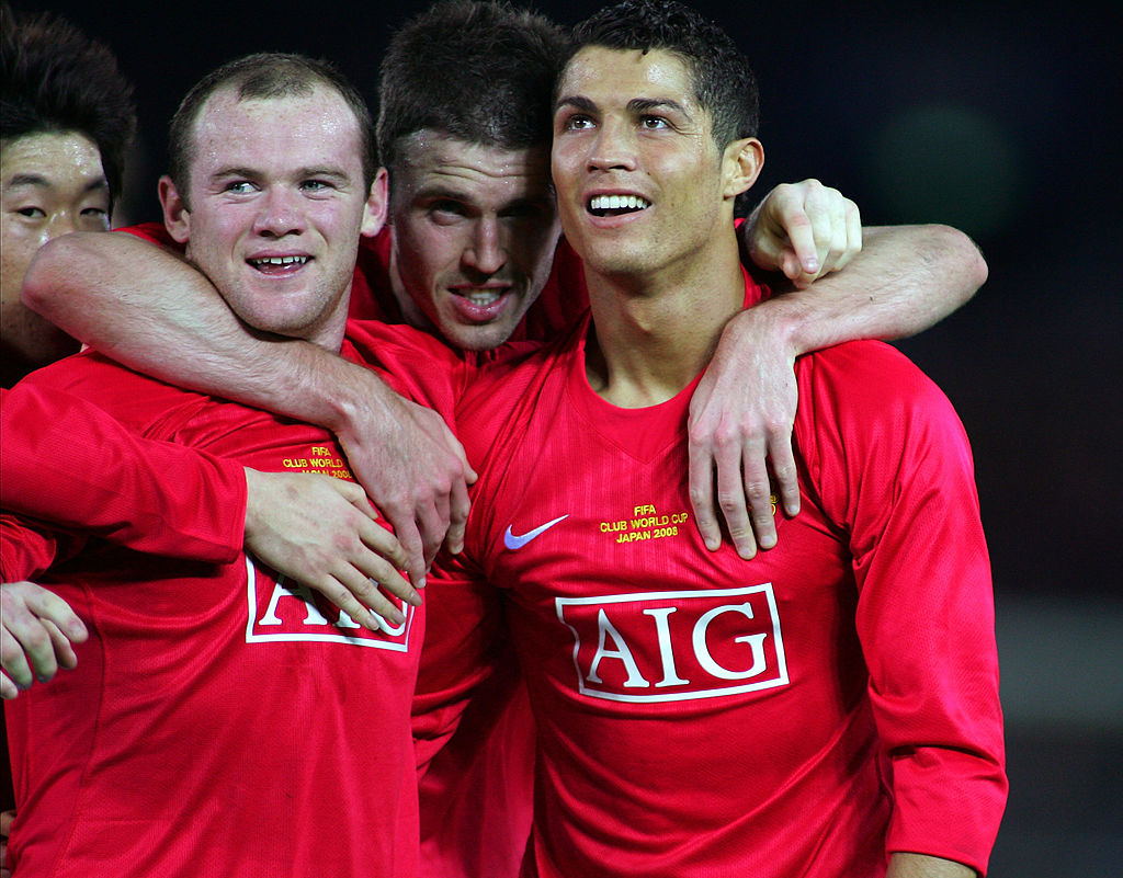 Wayne Rooney og Cristiano Ronaldo, Manchester United