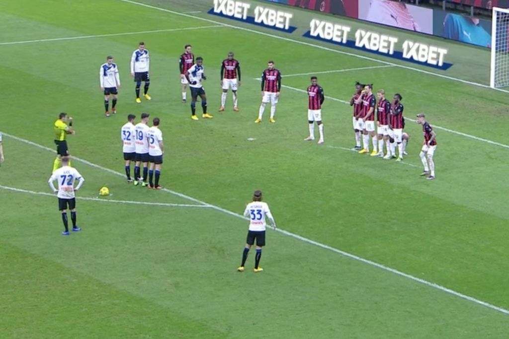 Atalanta-frispark mod AC Milan