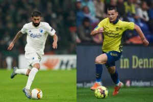 Michael Santos, FC København, og Ante Erceg, Brøndby IF