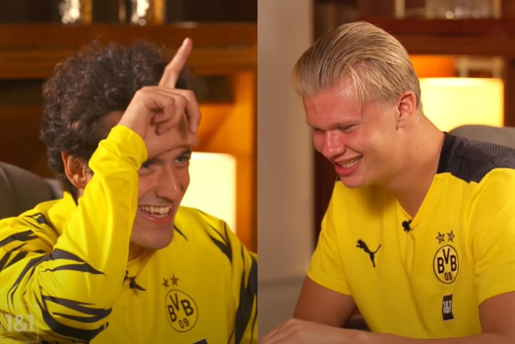 Thomas Delaney og Erling Håland, Dortmund