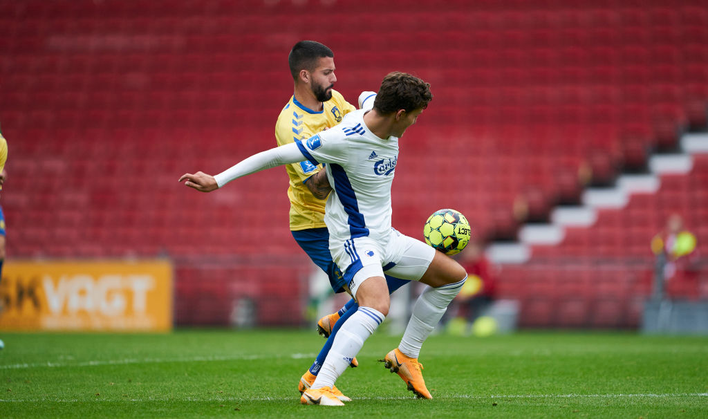 Anthony Jung, Brøndby, og Jonas Wind, FC København