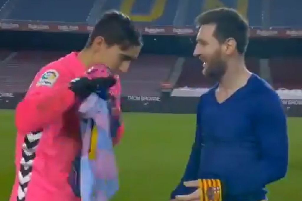Edgar Badía, Elche, og Lionel Messi, Elche