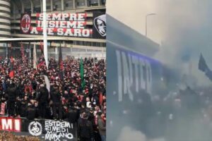 Inter- og AC Milan-fans