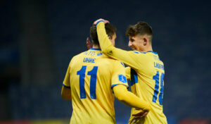 Mikael Uhre og Jesper Lindstrøm, Brøndby