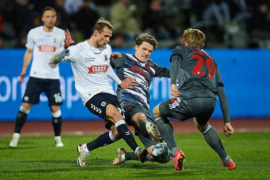 AGF Arhus vs FC Copenhagen - Danish 3F Superliga